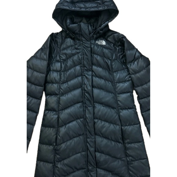 The North Face Jacket Long Puffer Parka 600 Fill Down Women's Small Black Jacket - Picture 1 of 14